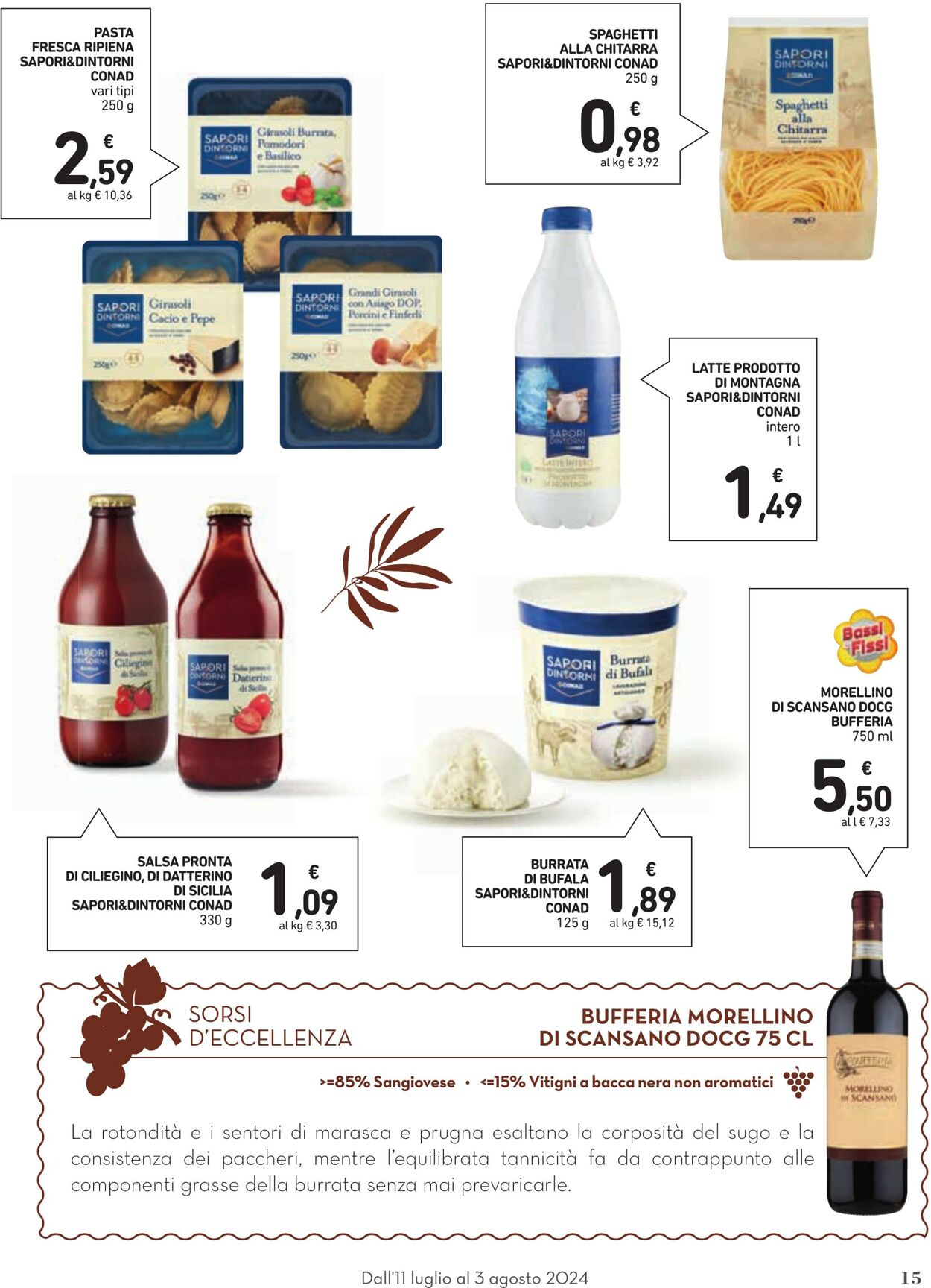 Volantino Conad 11.07.2024 - 03.08.2024