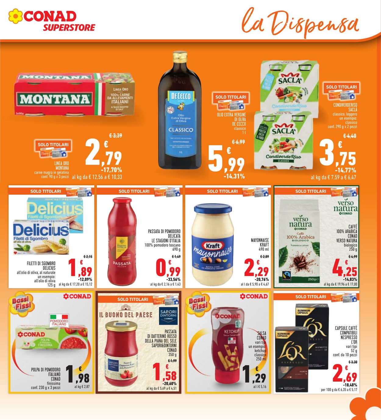 Volantino Conad 03.07.2023 - 16.08.2023