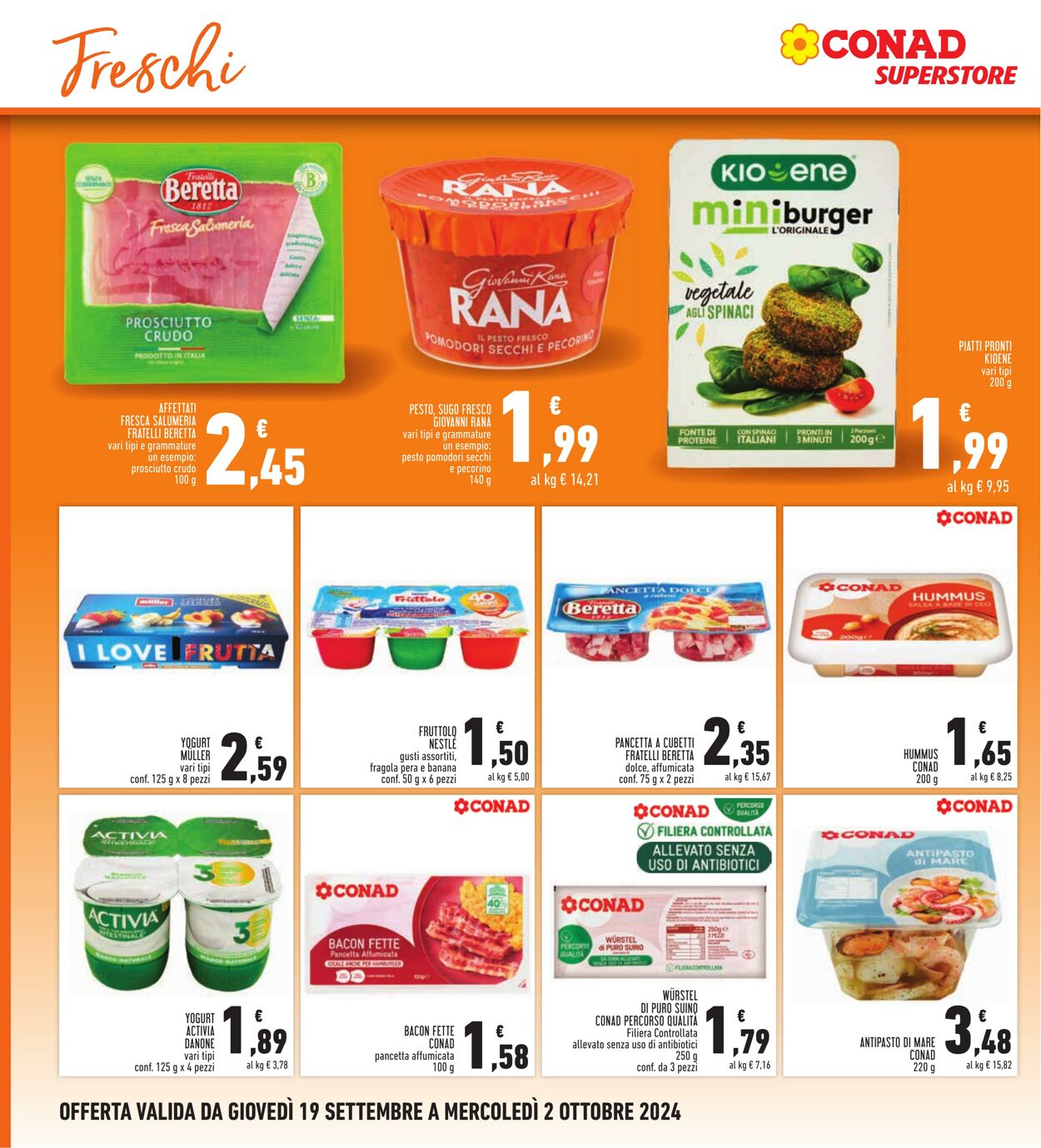 Volantino Conad 19.09.2024 - 02.10.2024