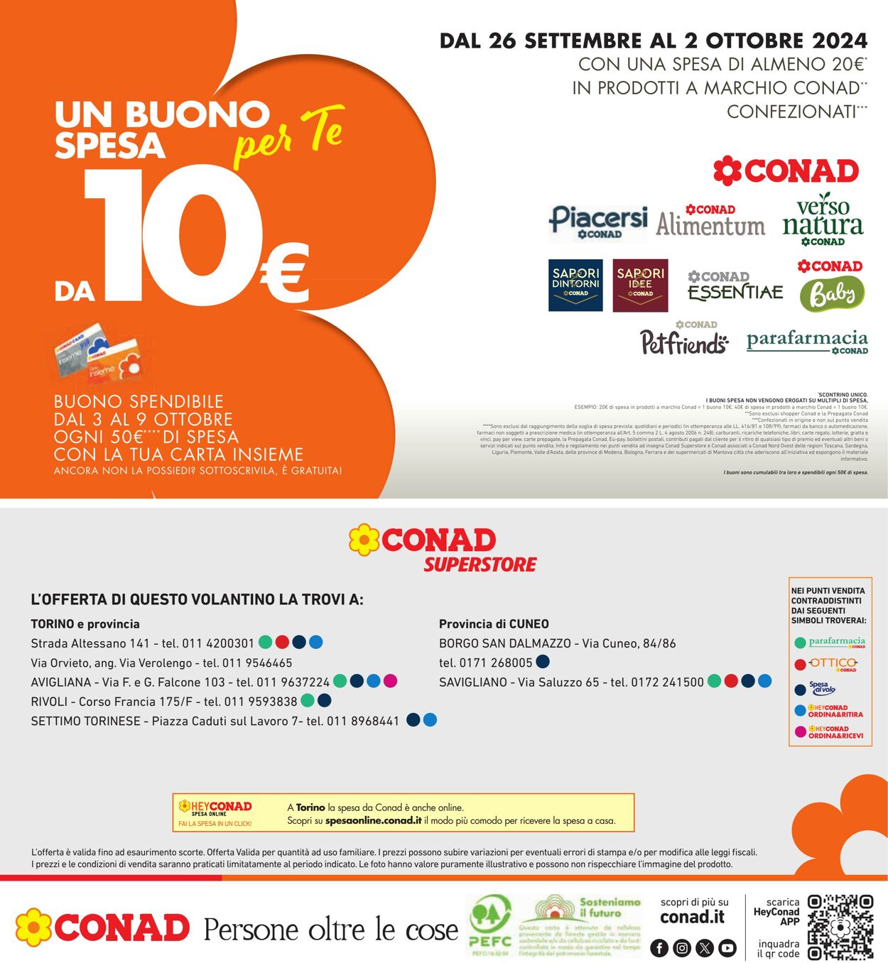 Volantino Conad 19.09.2024 - 02.10.2024