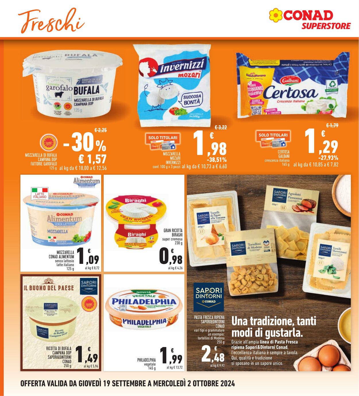 Volantino Conad 19.09.2024 - 02.10.2024