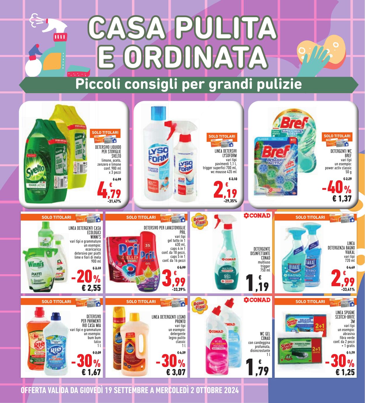 Volantino Conad 19.09.2024 - 02.10.2024