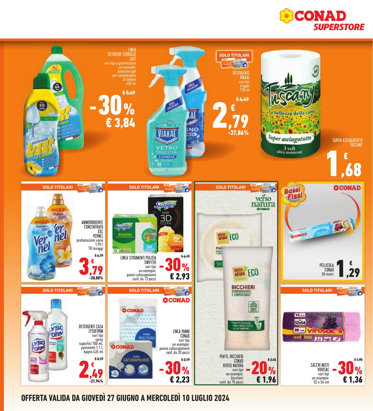 Volantino Conad 27.06.2024 - 10.07.2024