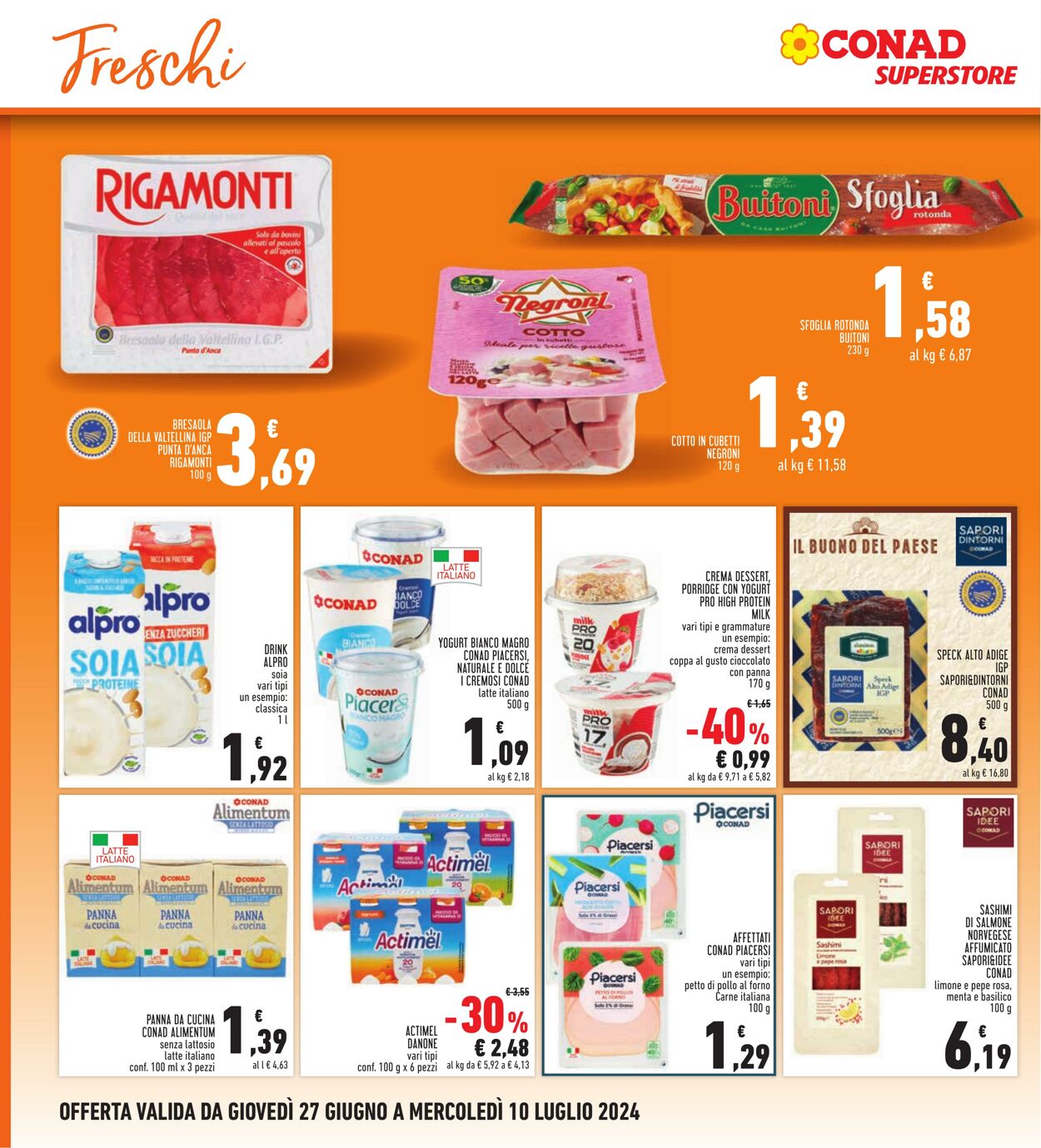 Volantino Conad 27.06.2024 - 10.07.2024