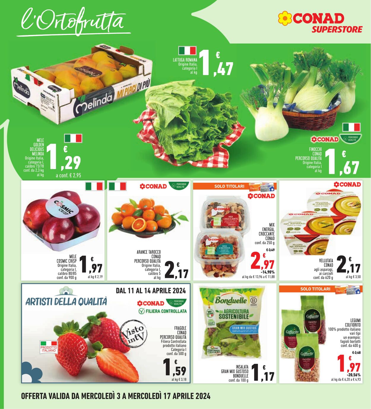 Volantino Conad 03.04.2024 - 17.04.2024