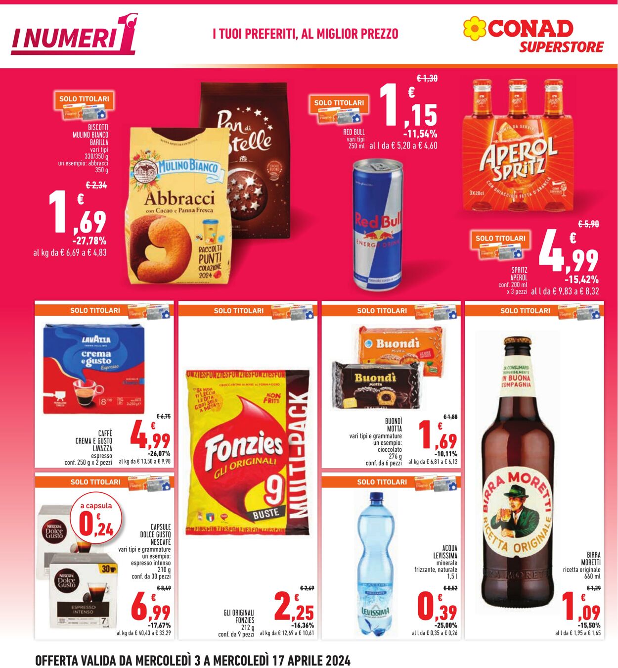 Volantino Conad 03.04.2024 - 17.04.2024