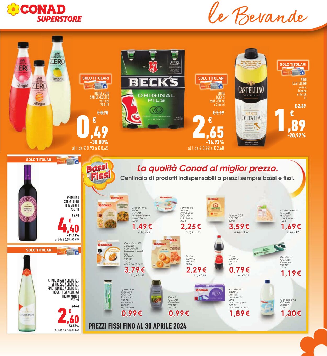 Volantino Conad 03.04.2024 - 17.04.2024