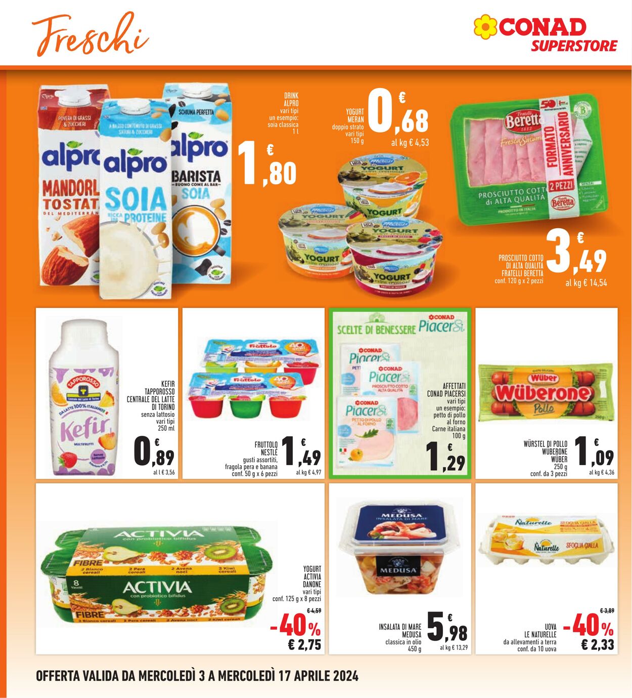 Volantino Conad 03.04.2024 - 17.04.2024