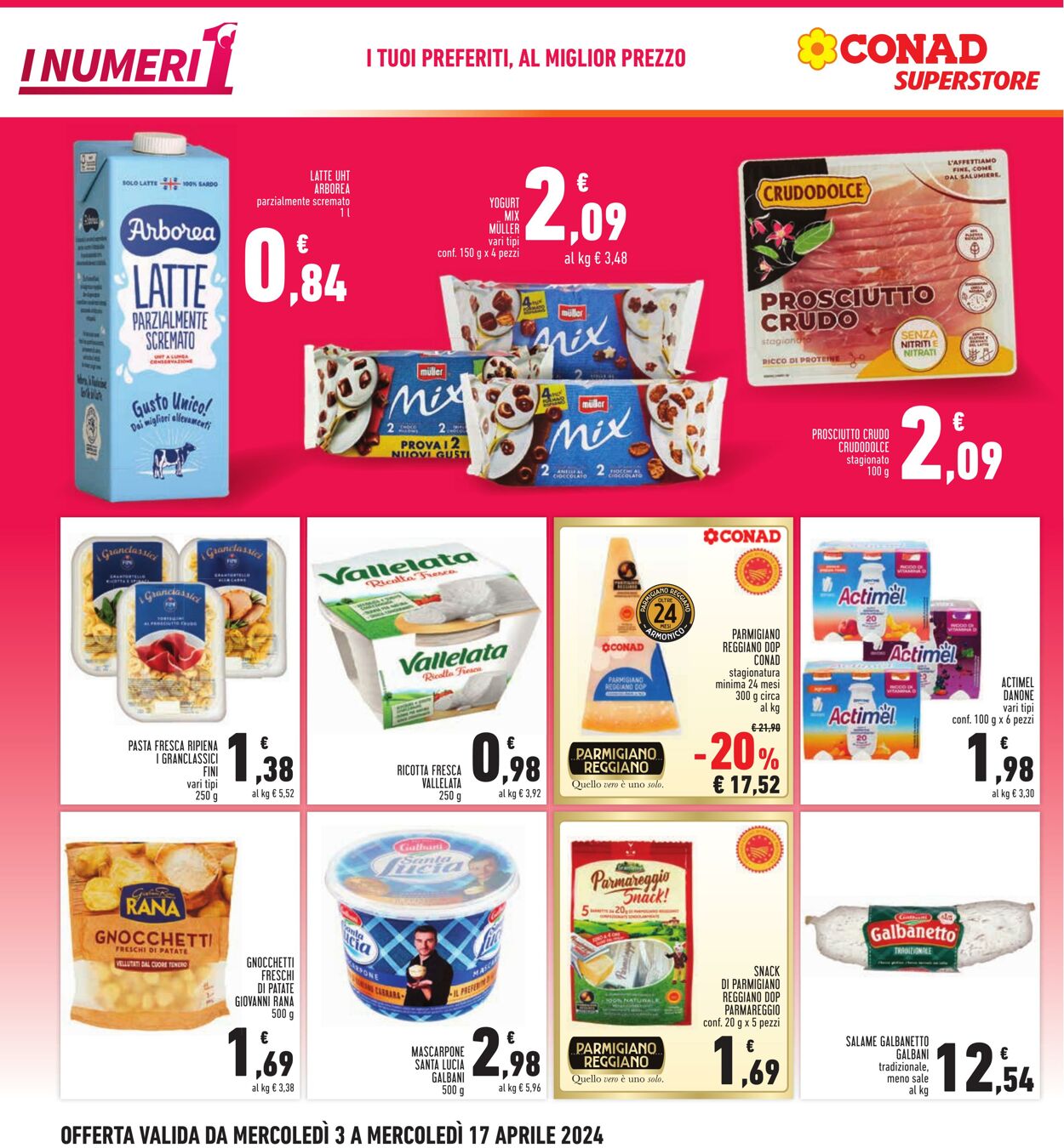 Volantino Conad 03.04.2024 - 17.04.2024