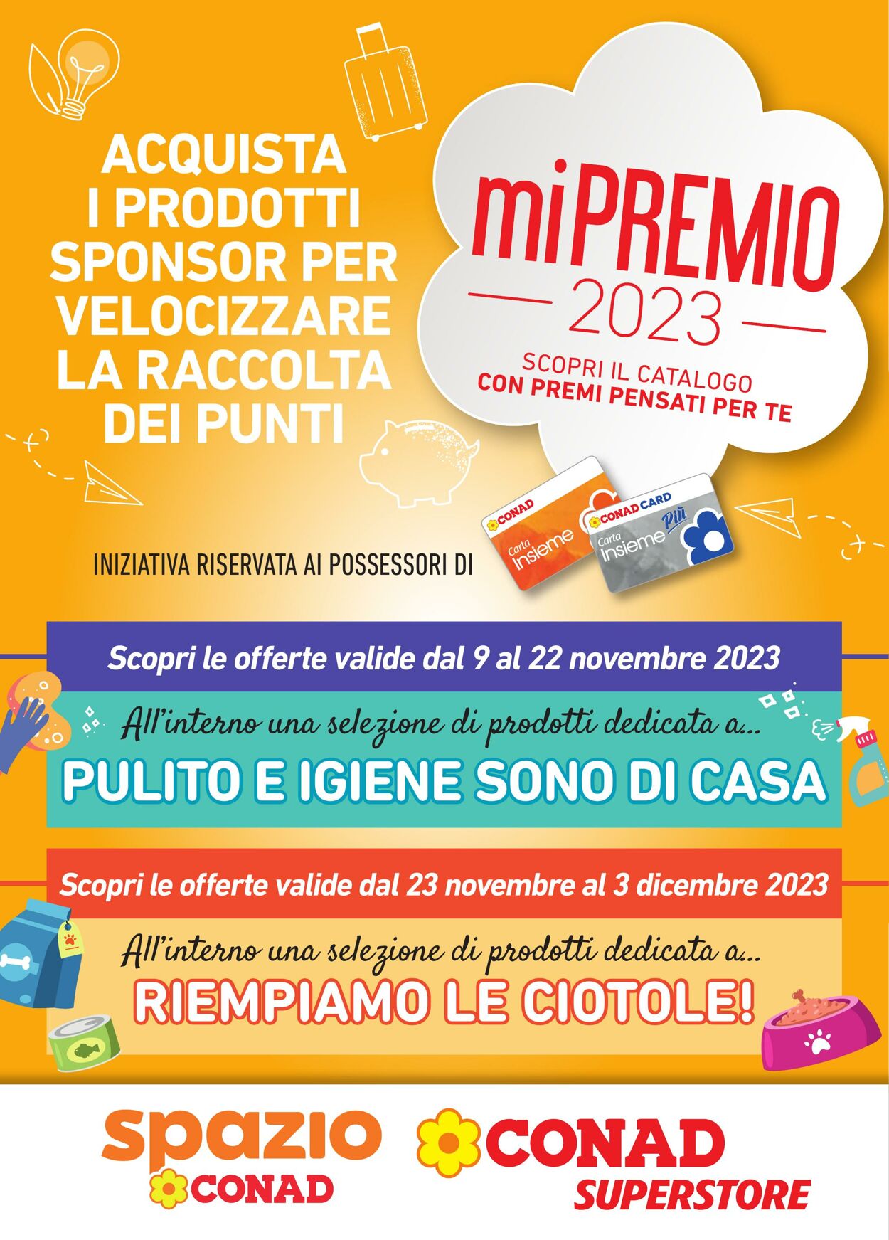 Volantino Conad 09.11.2023 - 03.12.2023