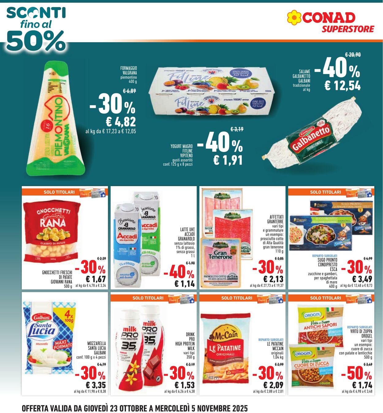 Volantino Conad 28.10.2025 - 28.10.2025