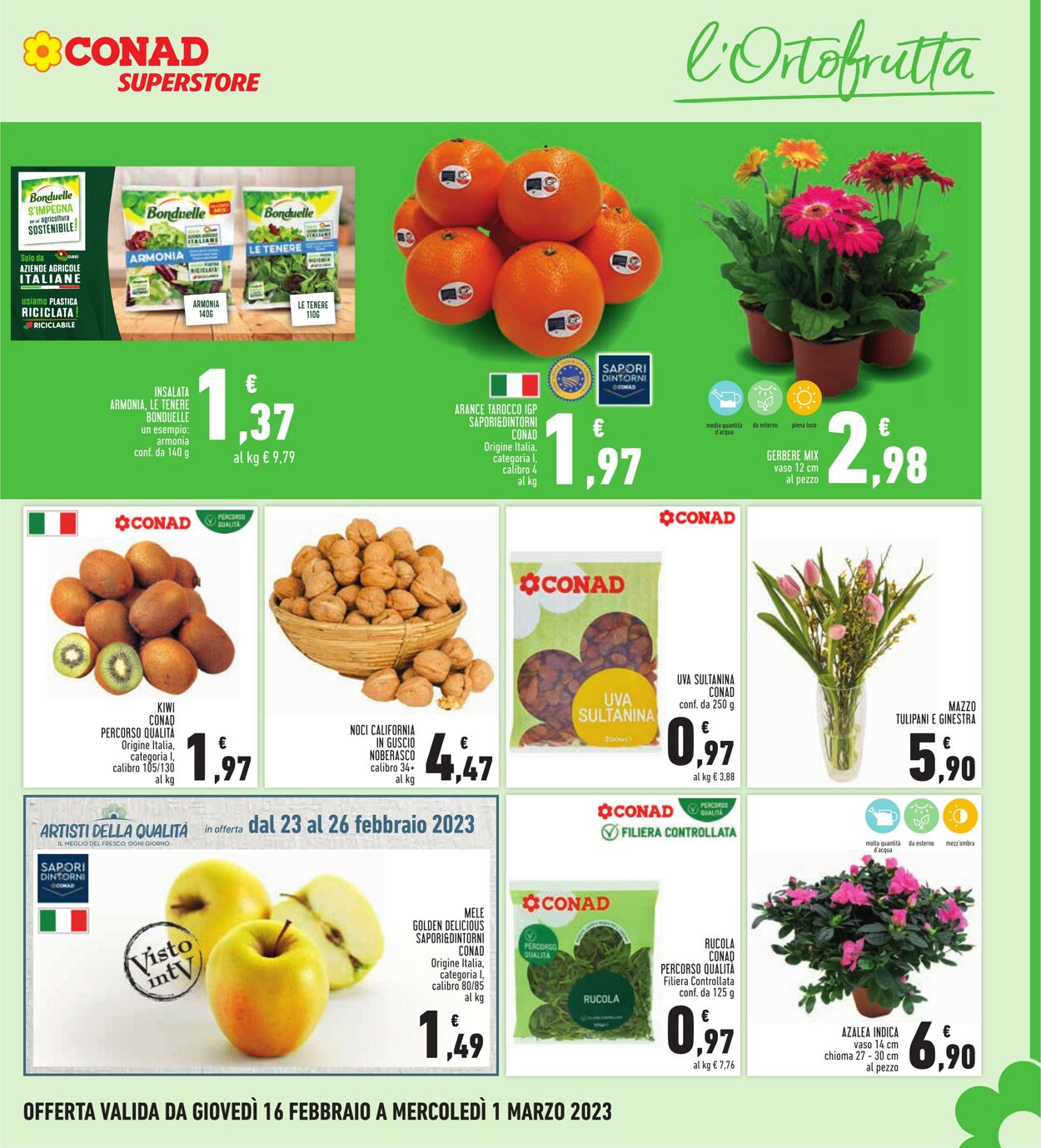 Volantino Conad 16.02.2023 - 01.03.2023