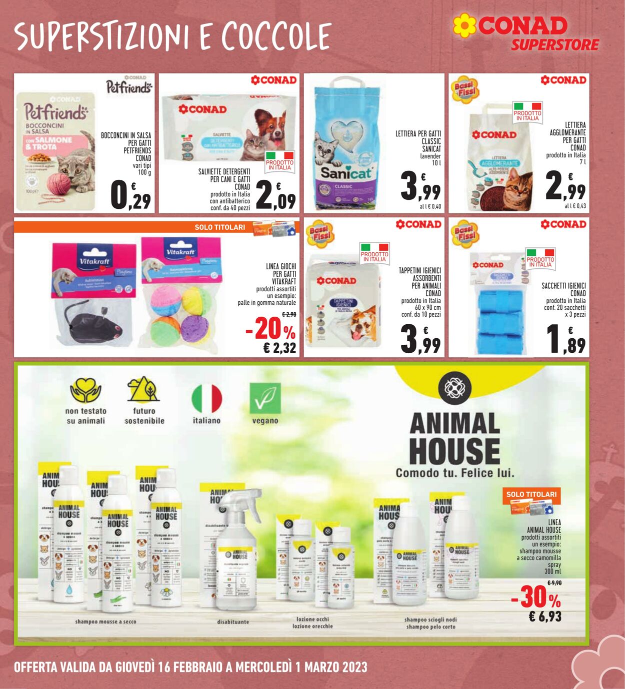 Volantino Conad 16.02.2023 - 01.03.2023