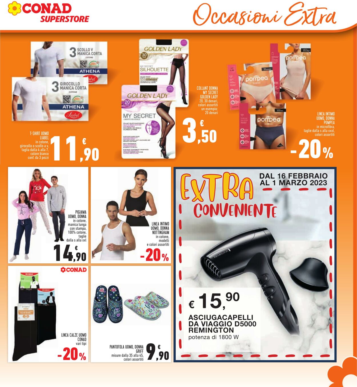 Volantino Conad 16.02.2023 - 01.03.2023