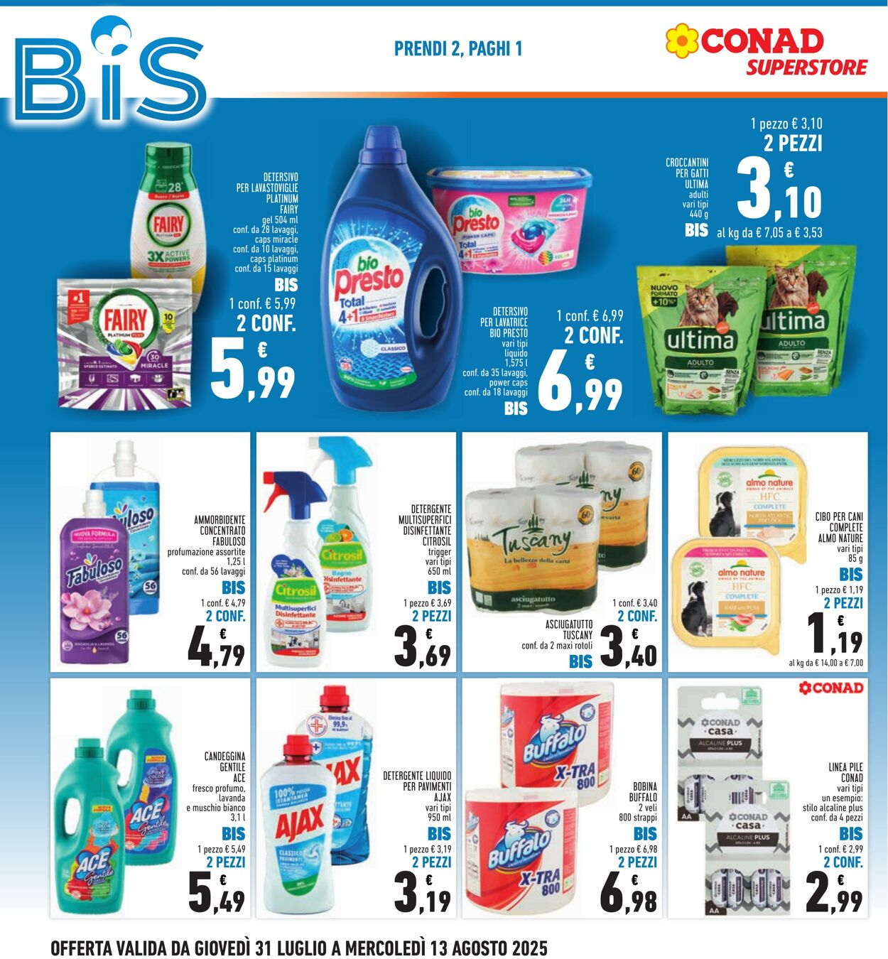 Volantino Conad 10.08.2025 - 10.08.2025
