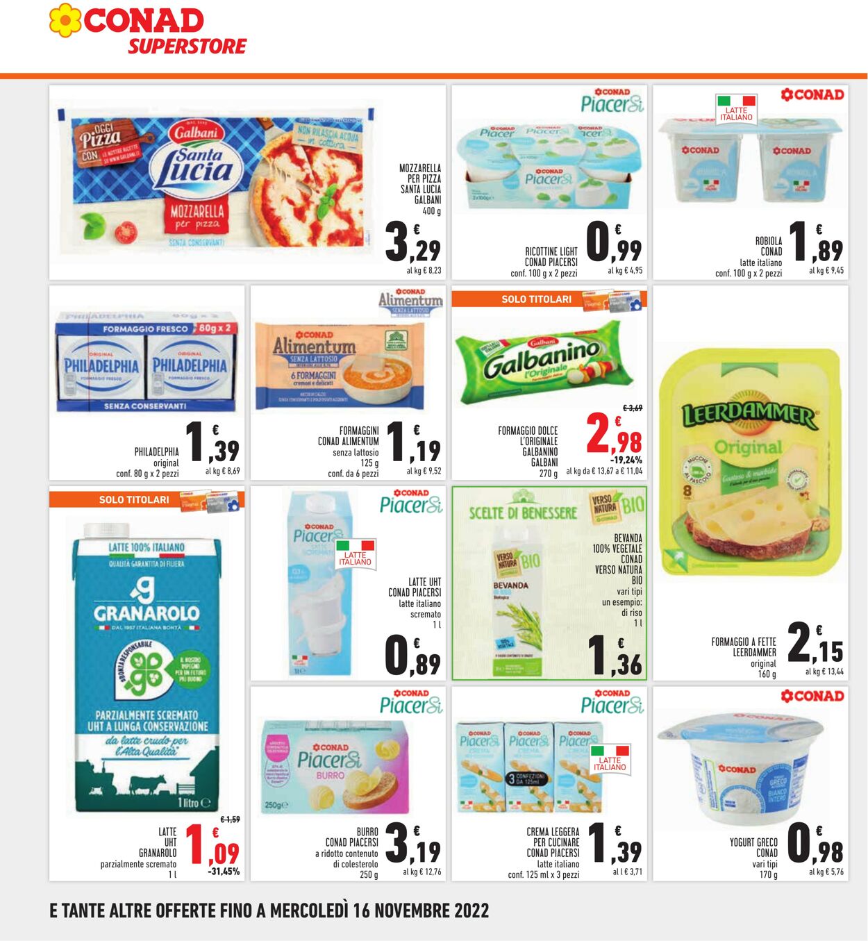 Volantino Conad 03.11.2022 - 16.11.2022