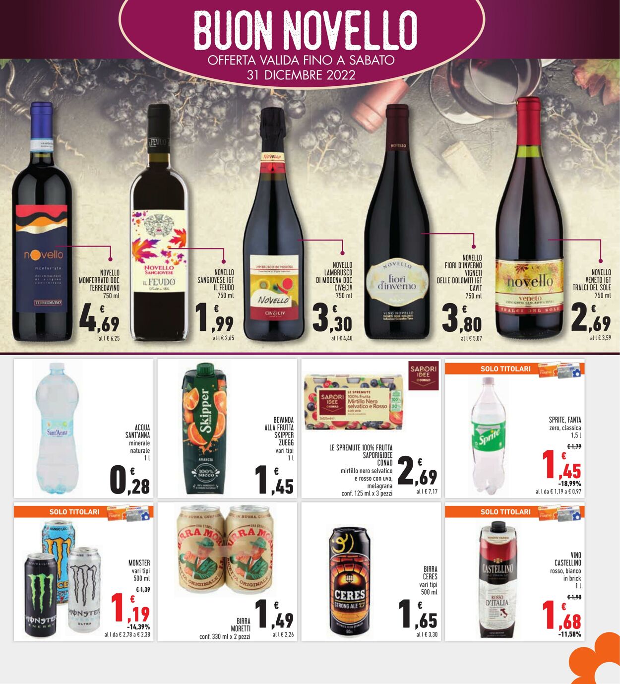 Volantino Conad 03.11.2022 - 16.11.2022