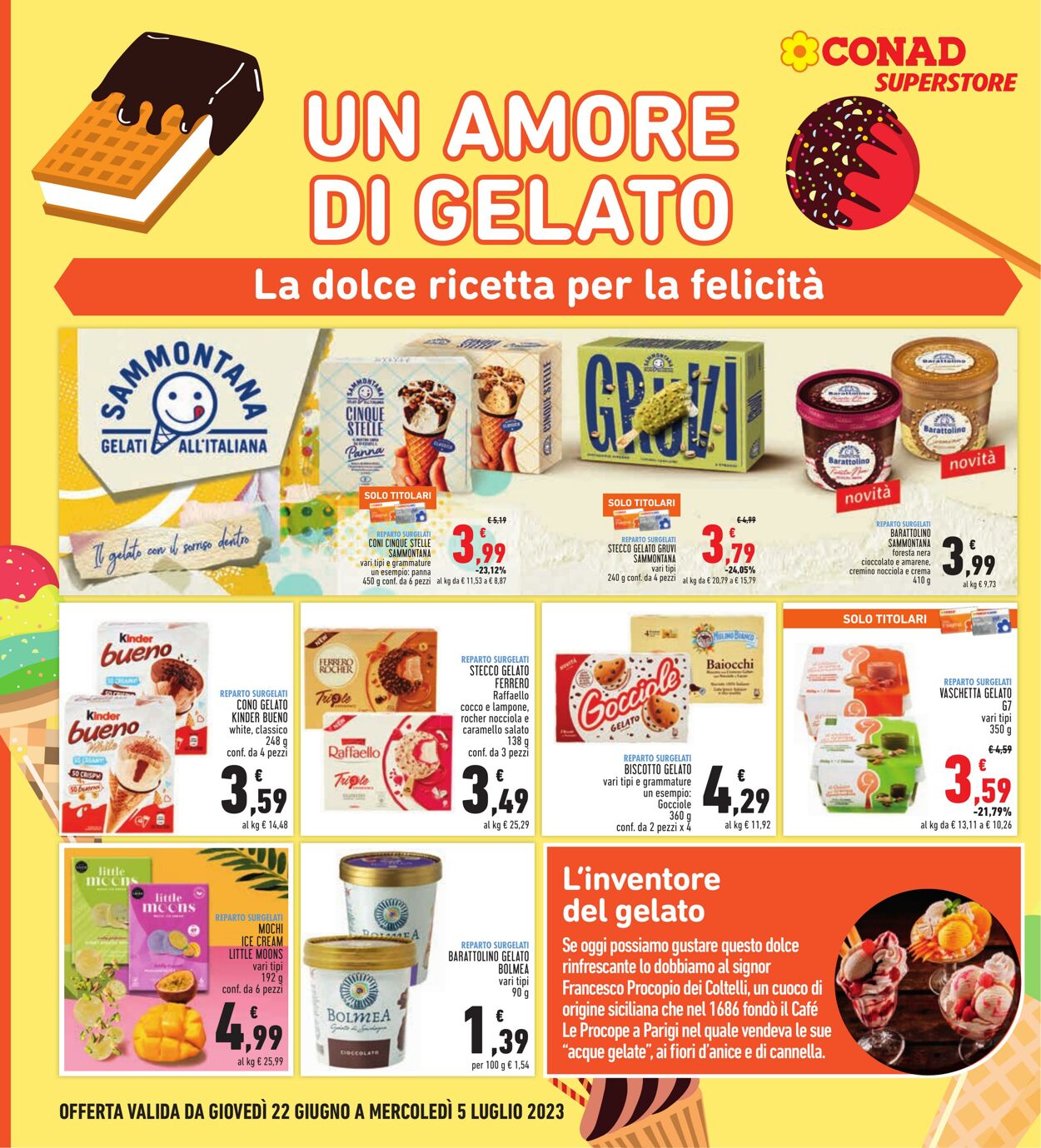 Volantino Conad 22.06.2023 - 05.07.2023