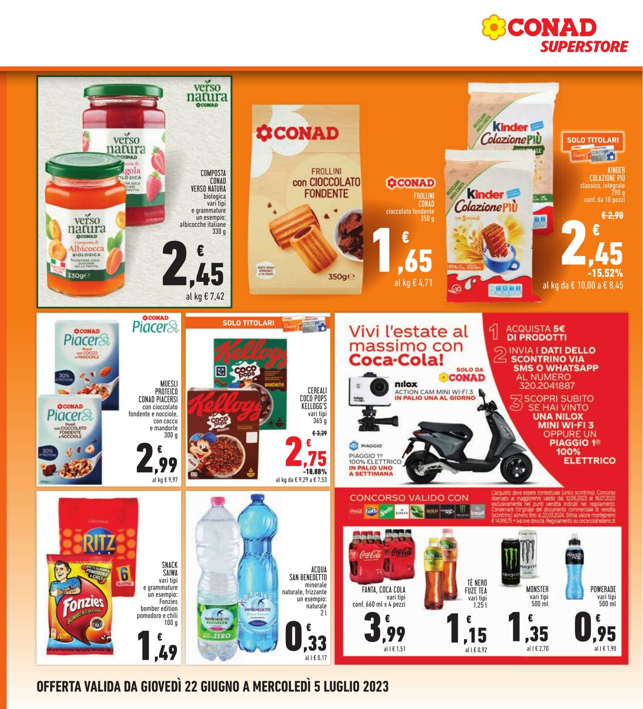 Volantino Conad 22.06.2023 - 05.07.2023