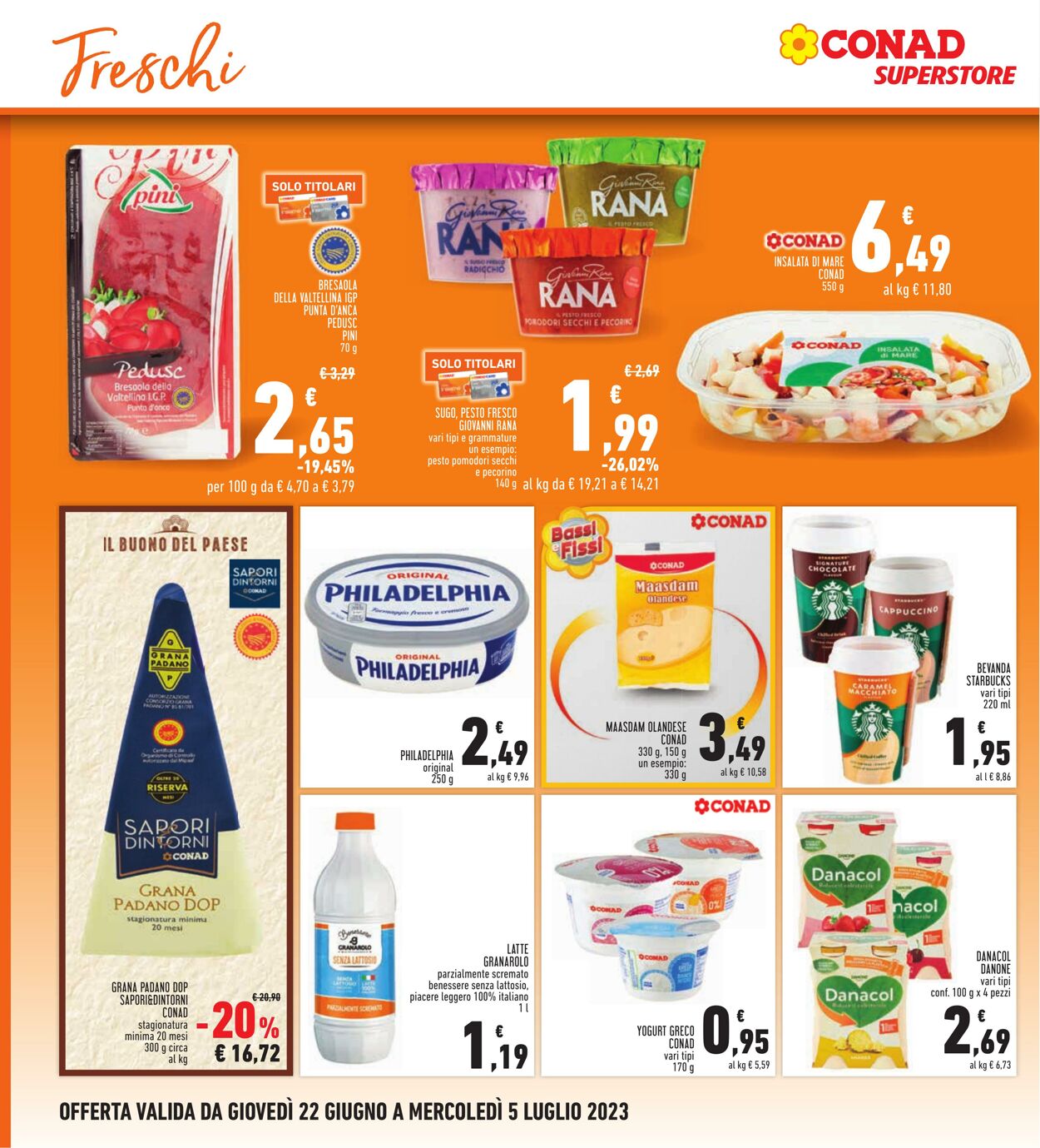 Volantino Conad 22.06.2023 - 05.07.2023