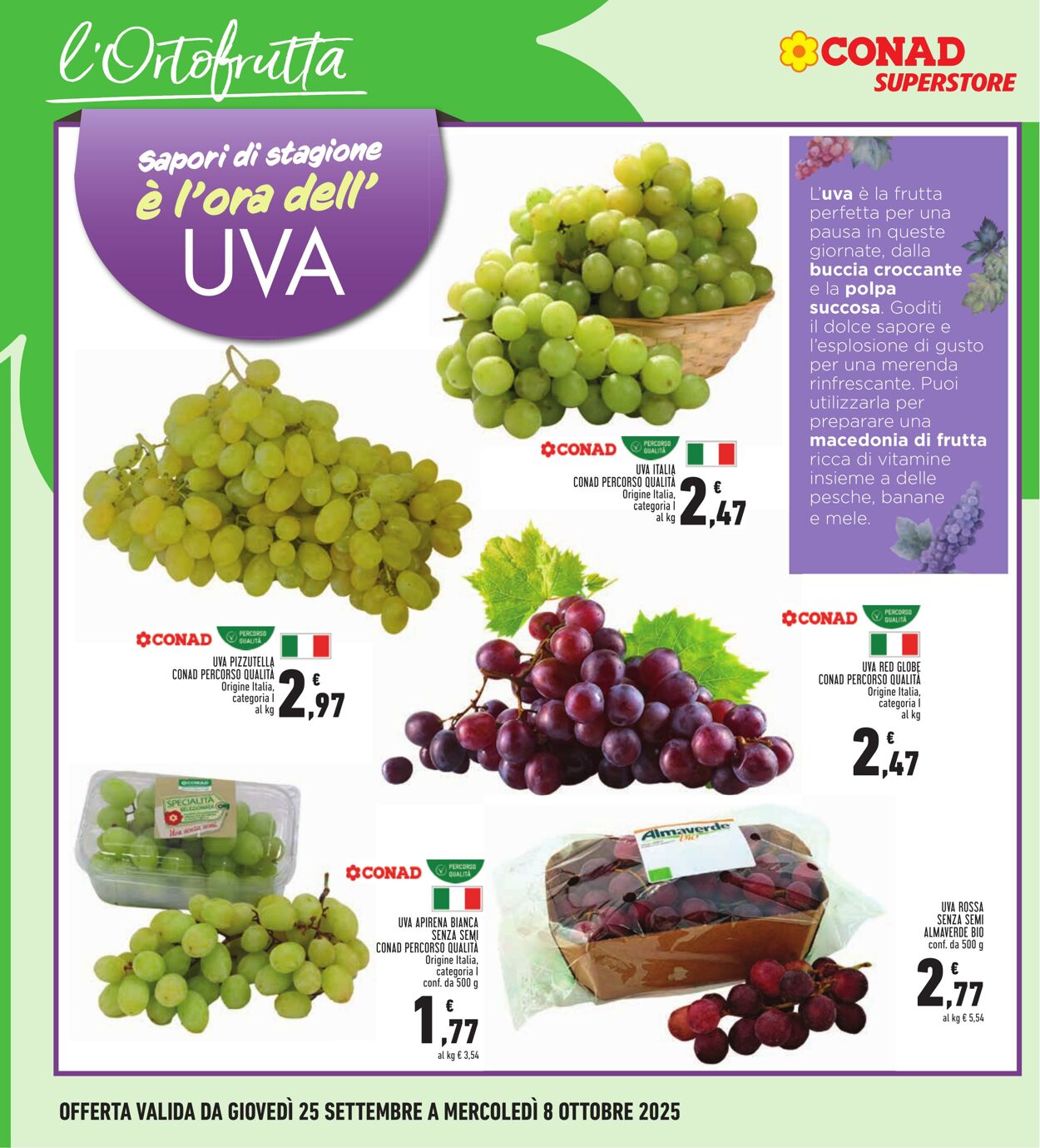 Volantino Conad 01.10.2025 - 01.10.2025