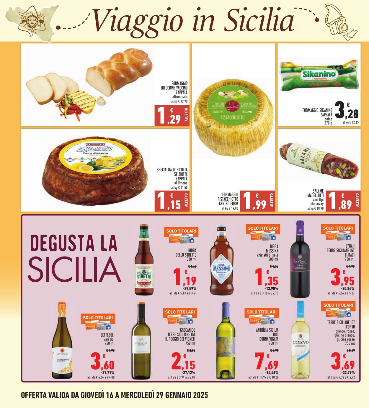 Volantino Conad 16.01.2025 - 29.01.2025