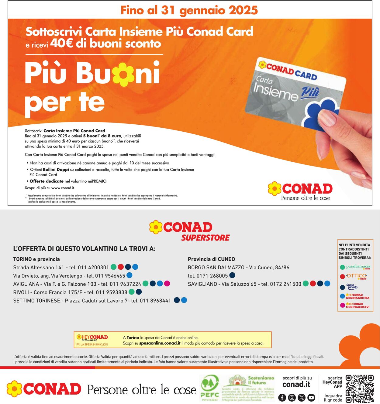 Volantino Conad 16.01.2025 - 29.01.2025