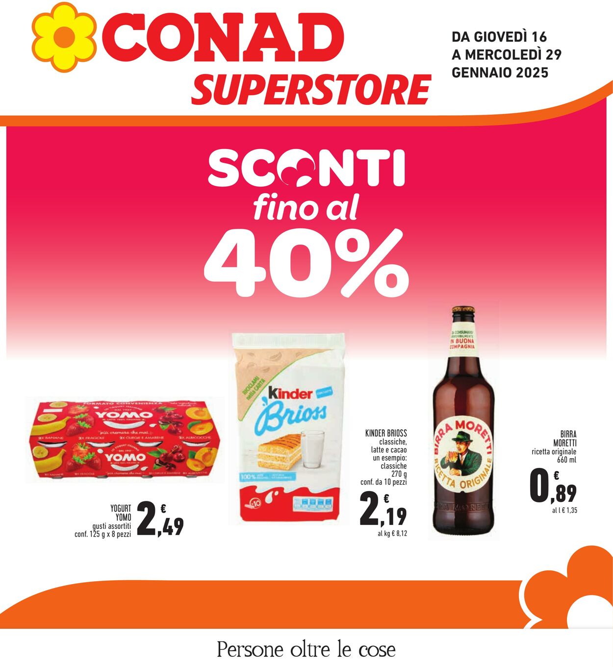 Volantino Conad 16.01.2025 - 29.01.2025