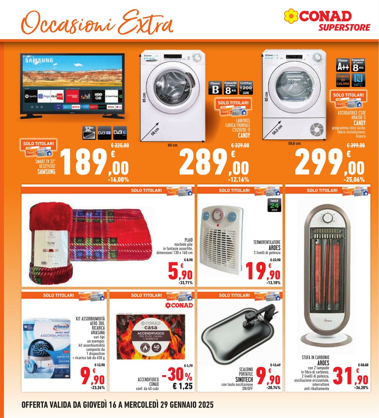 Volantino Conad 16.01.2025 - 29.01.2025