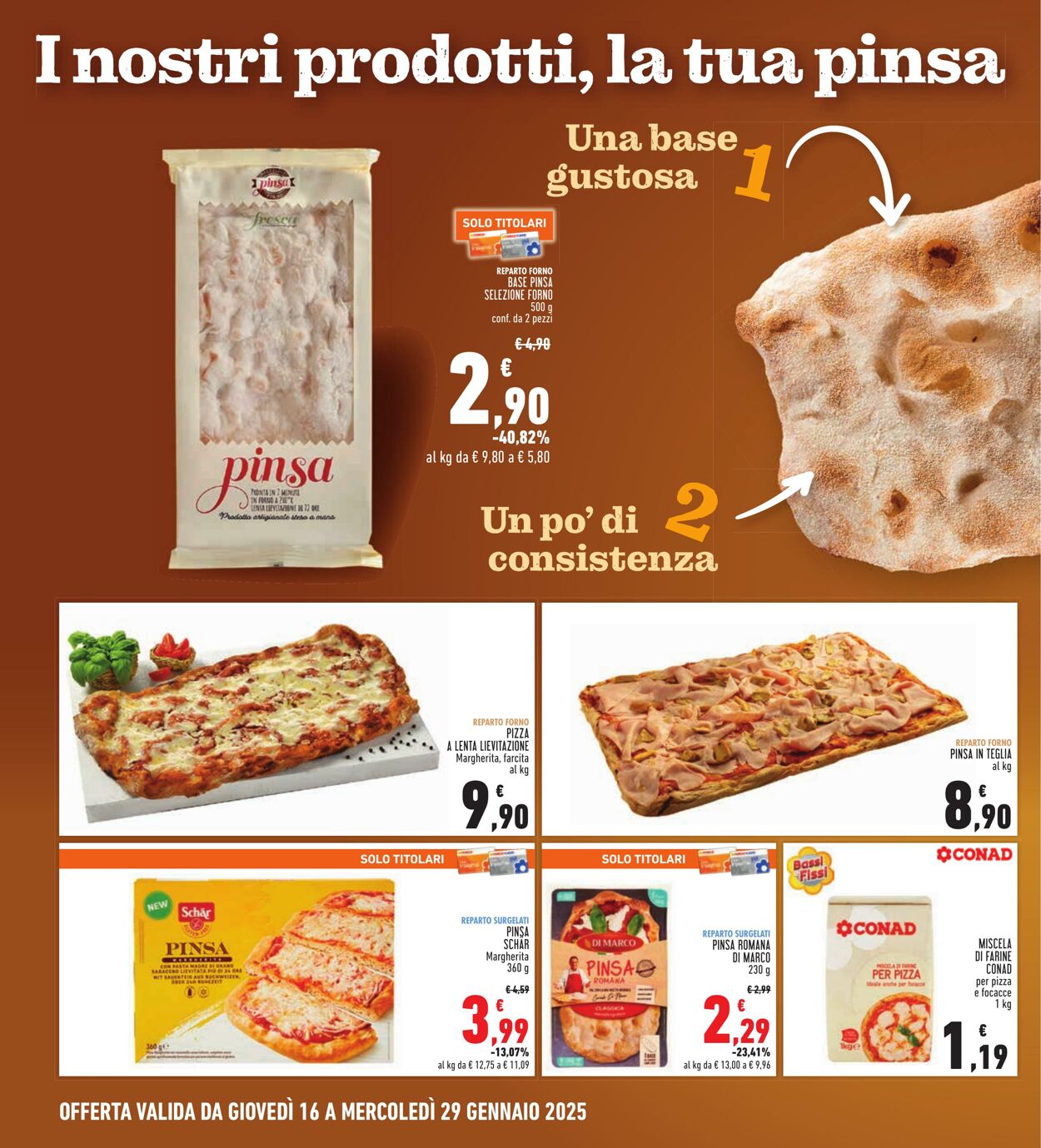 Volantino Conad 16.01.2025 - 29.01.2025