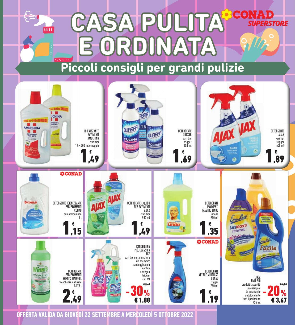 Volantino Conad 22.09.2022 - 05.10.2022