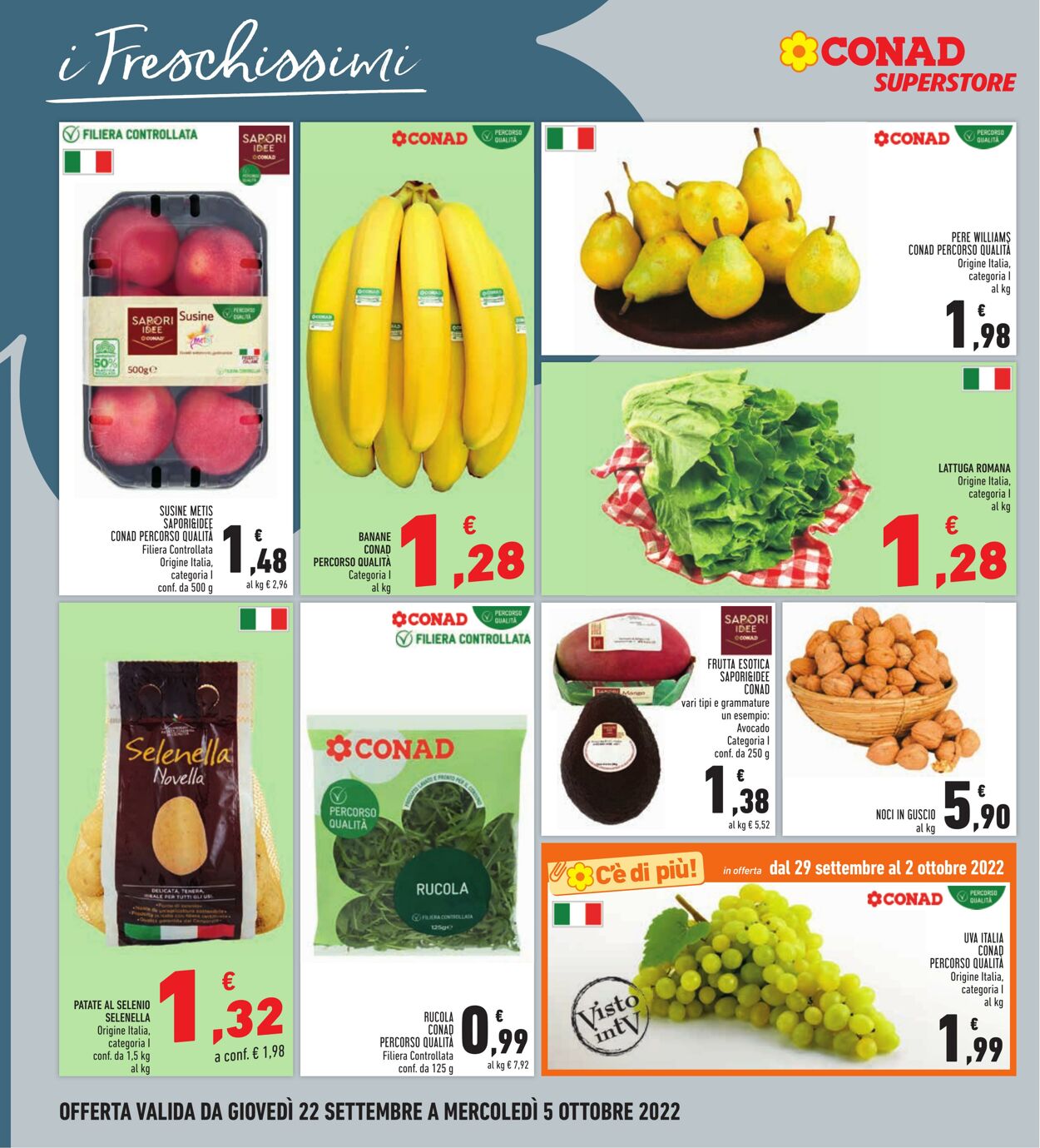 Volantino Conad 22.09.2022 - 05.10.2022