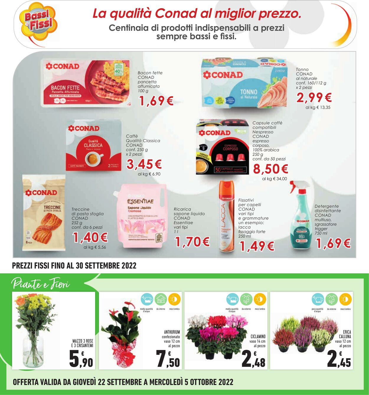 Volantino Conad 22.09.2022 - 05.10.2022