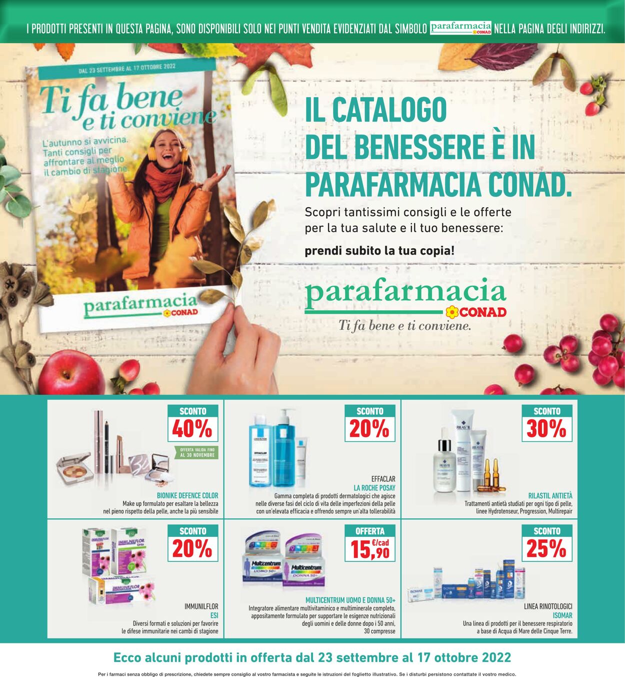 Volantino Conad 22.09.2022 - 05.10.2022