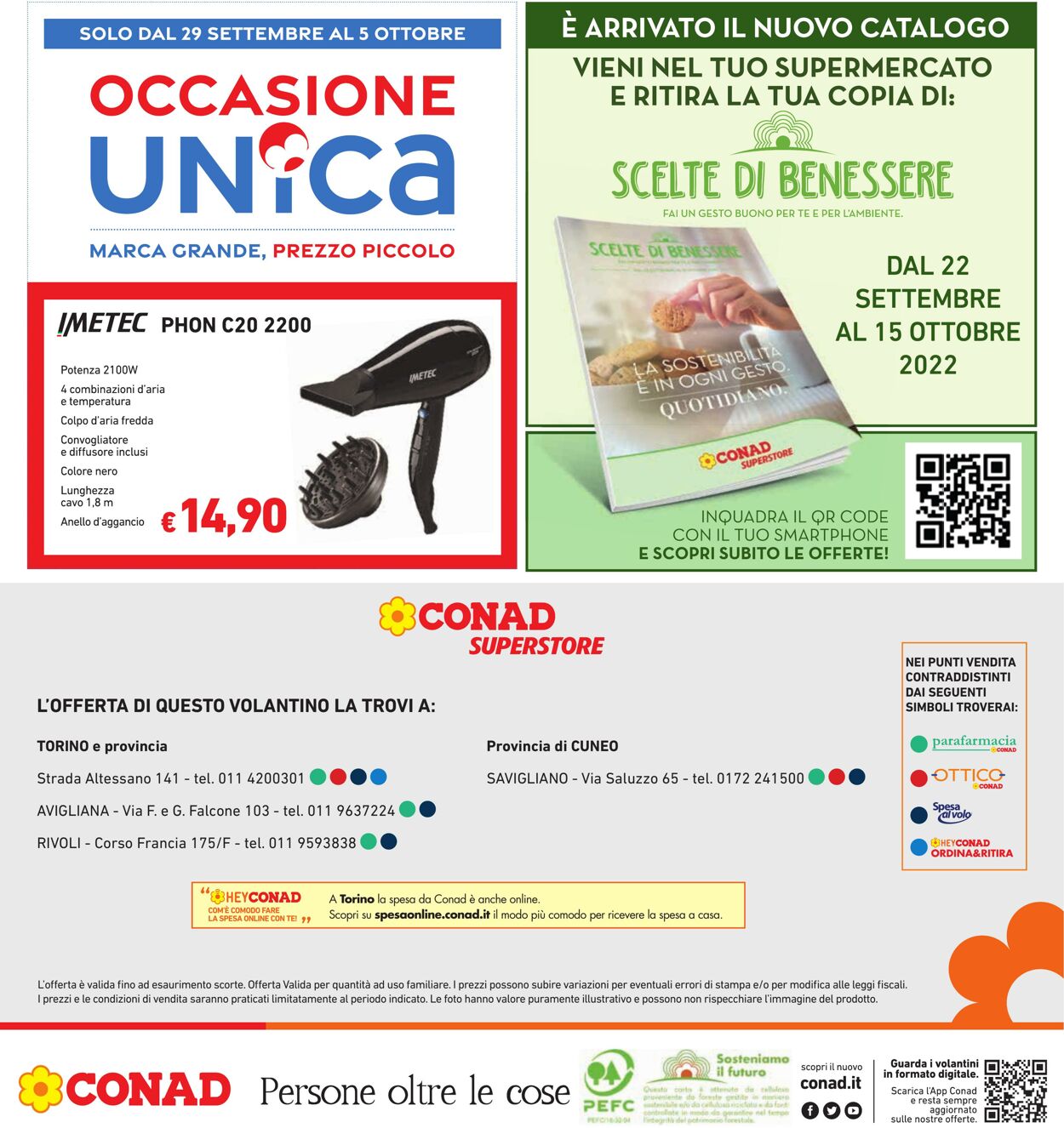 Volantino Conad 22.09.2022 - 05.10.2022