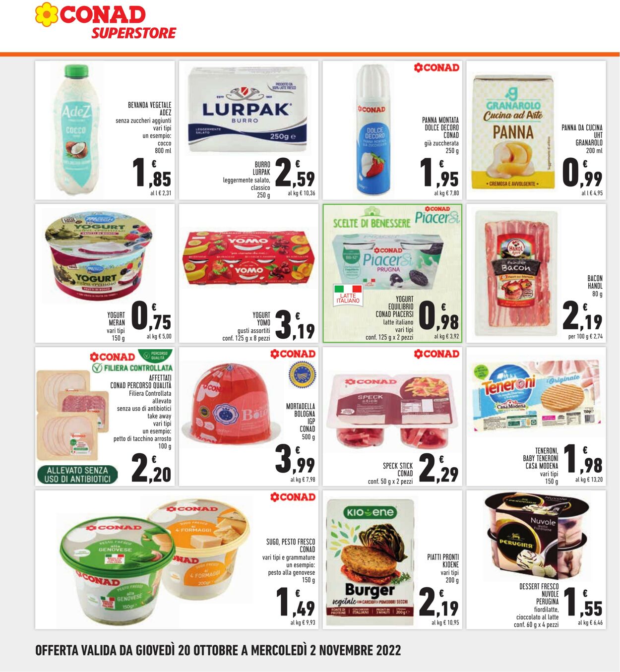 Volantino Conad 20.10.2022 - 02.11.2022