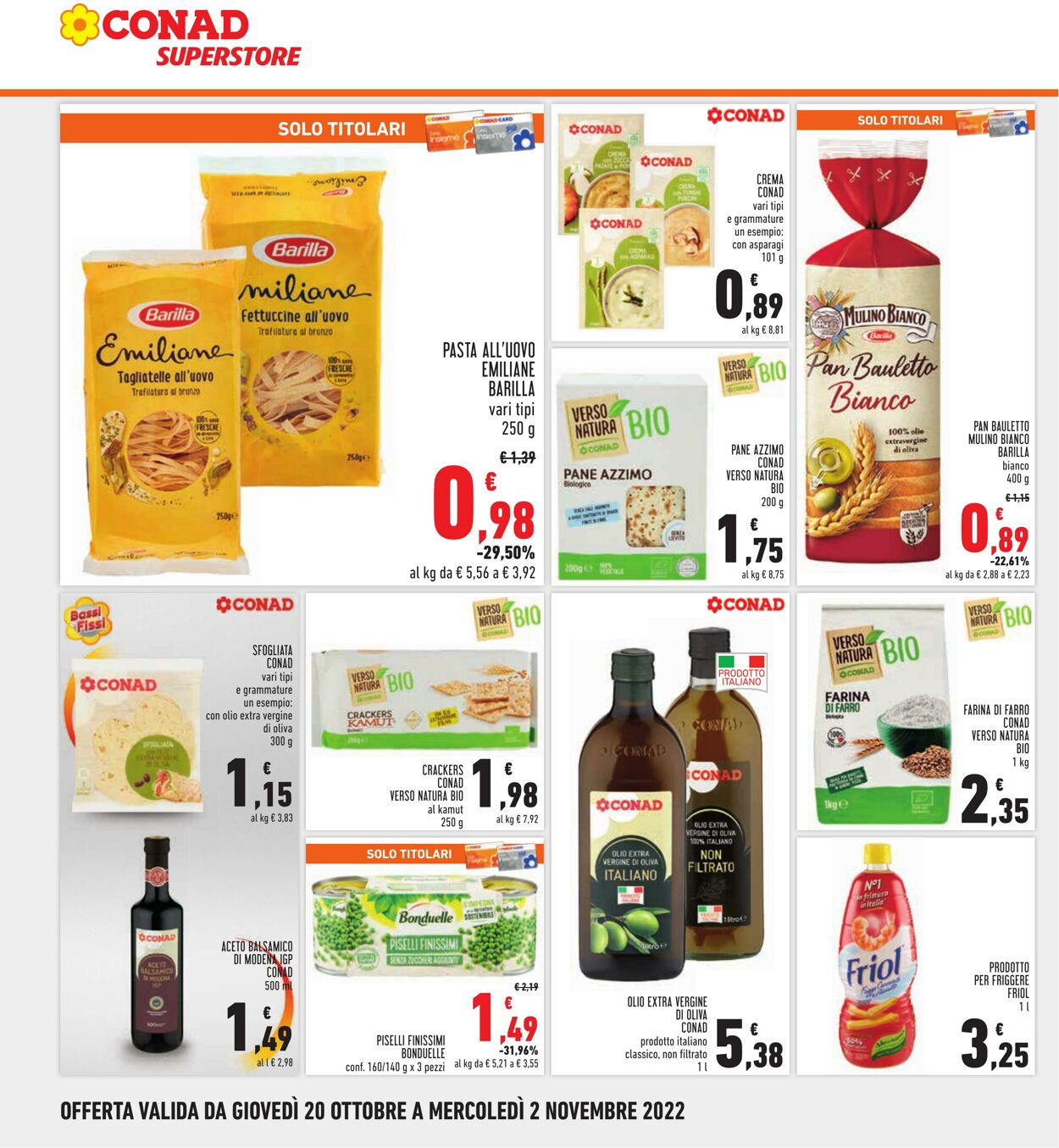 Volantino Conad 20.10.2022 - 02.11.2022