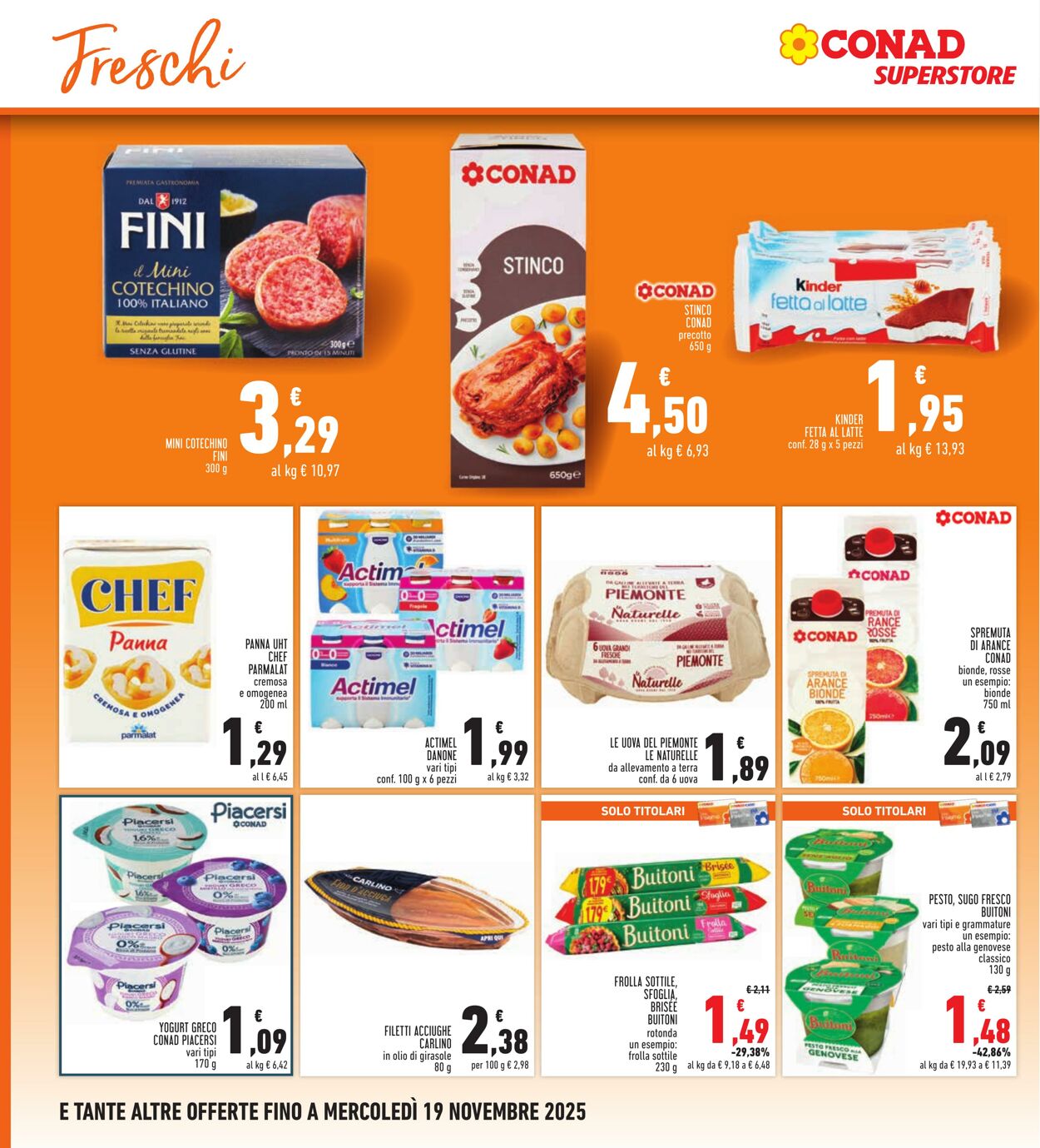 Volantino Conad 07.11.2025 - 07.11.2025