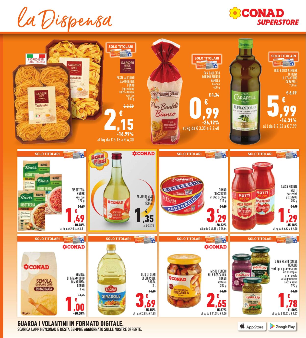 Volantino Conad 28.09.2023 - 11.10.2023