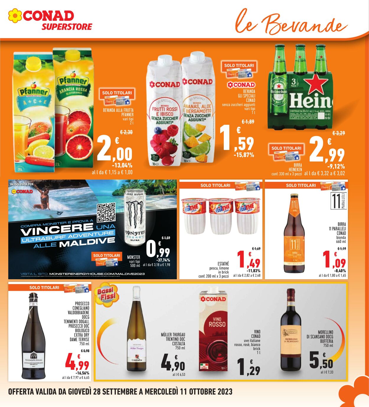 Volantino Conad 28.09.2023 - 11.10.2023