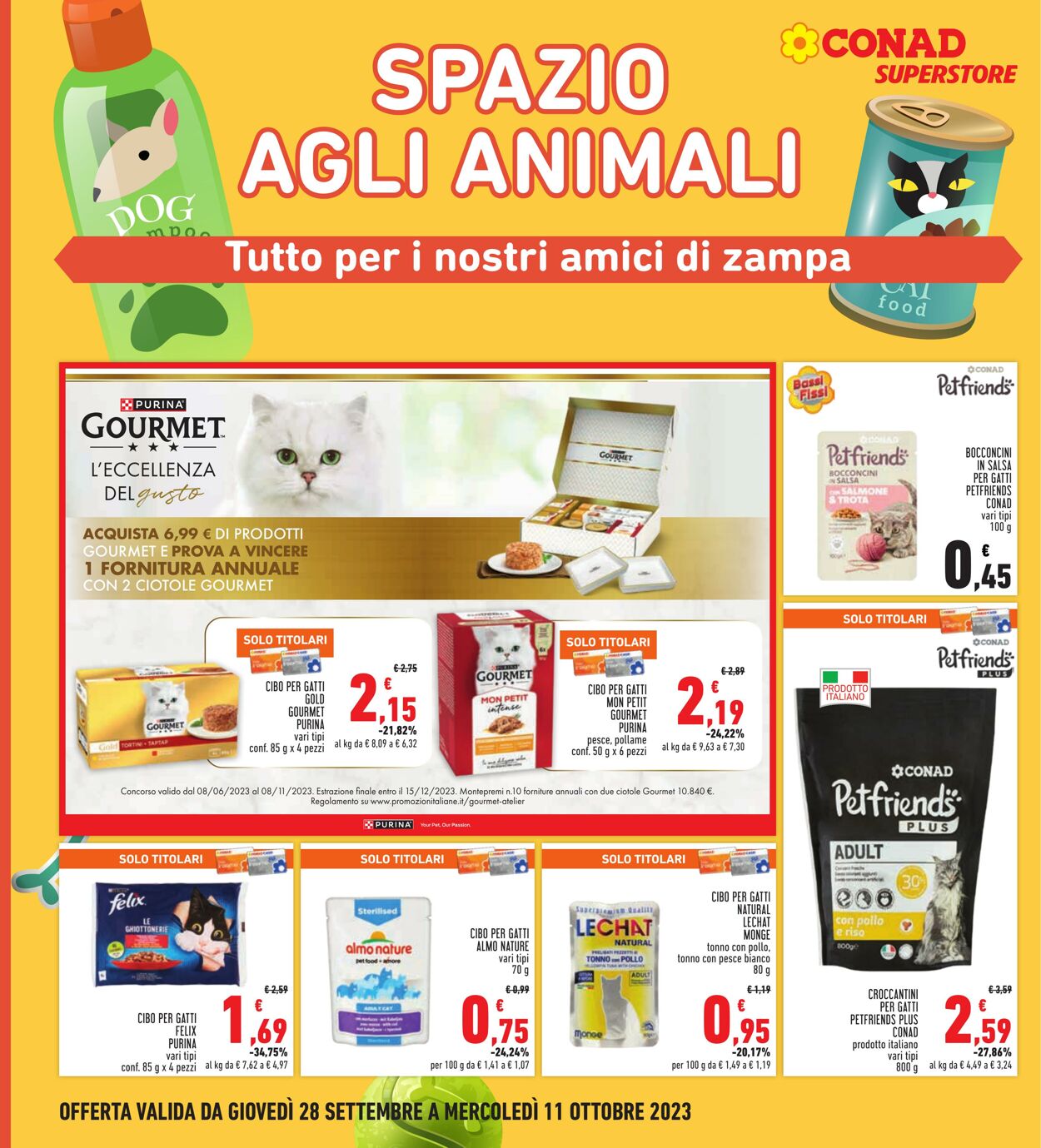 Volantino Conad 28.09.2023 - 11.10.2023