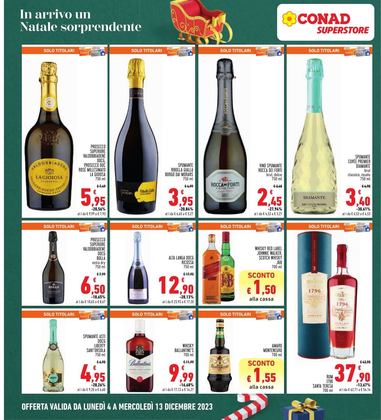 Volantino Conad 04.11.2023 - 13.12.2023