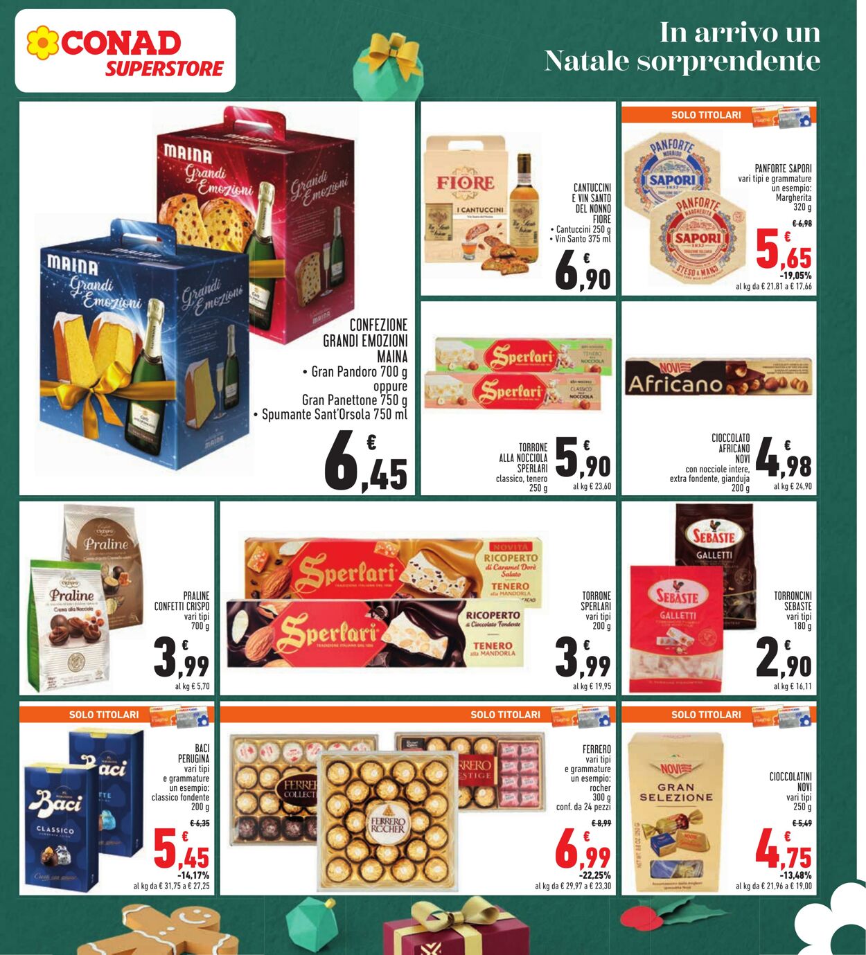 Volantino Conad 04.11.2023 - 13.12.2023