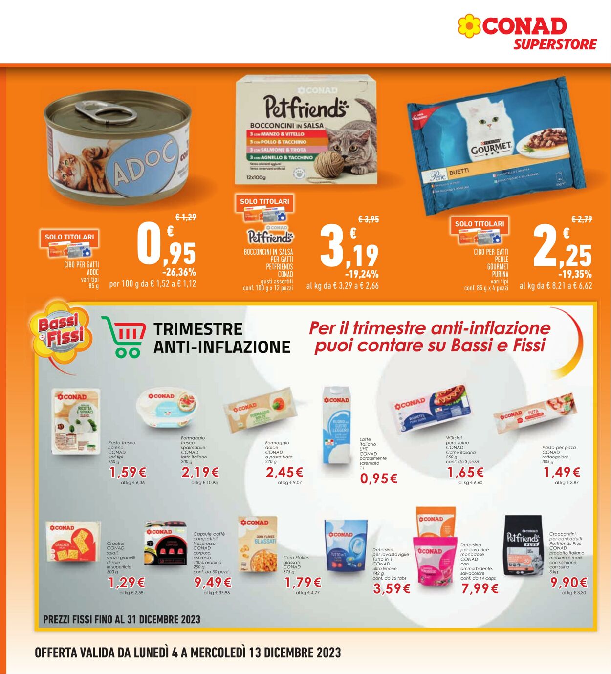 Volantino Conad 04.11.2023 - 13.12.2023