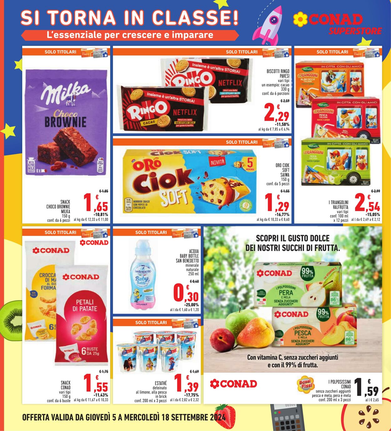 Volantino Conad 05.09.2024 - 18.09.2024