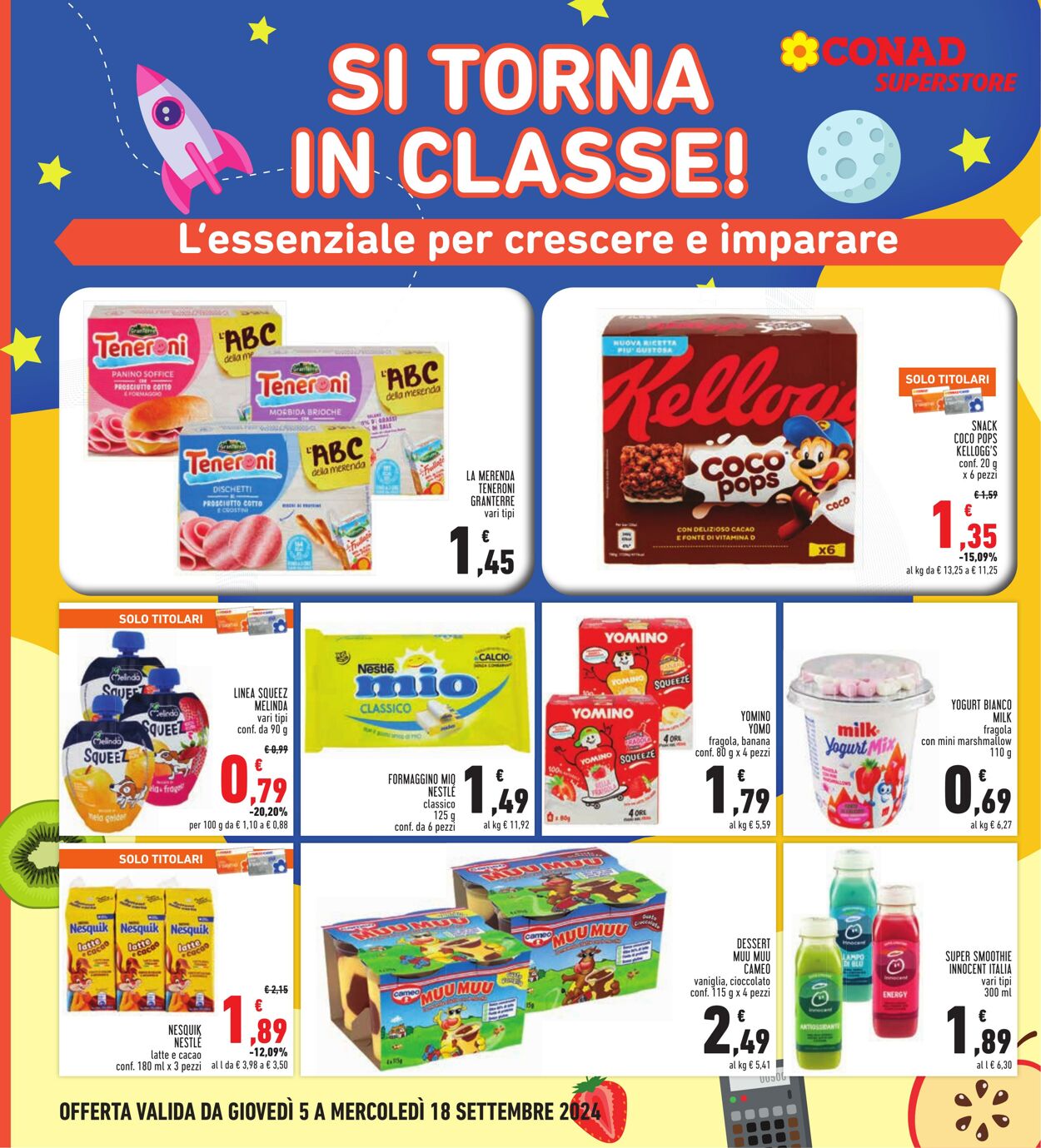 Volantino Conad 05.09.2024 - 18.09.2024