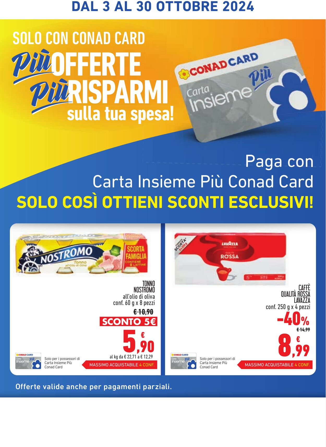 Volantino Conad 03.09.2024 - 30.10.2024