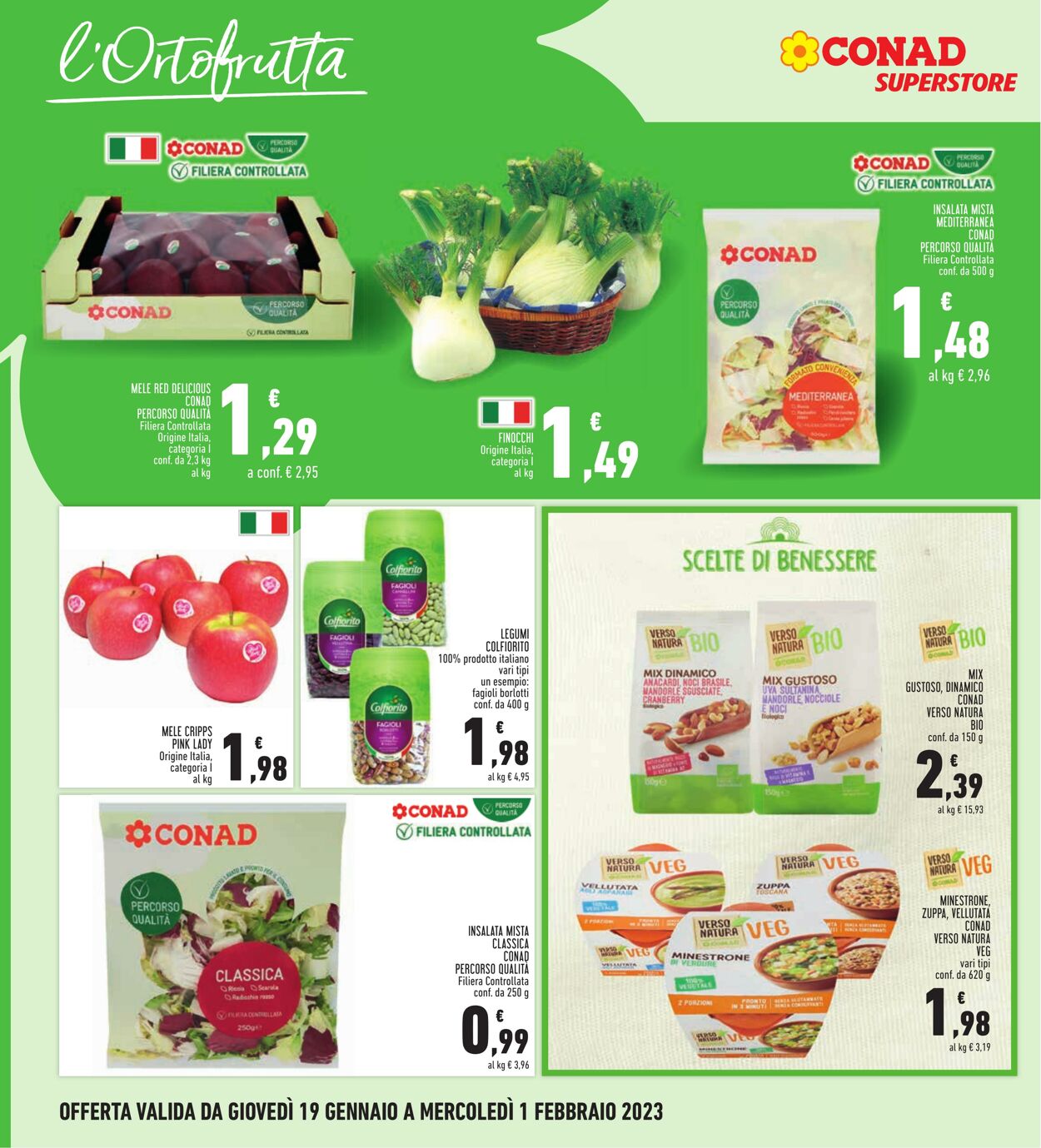 Volantino Conad 19.01.2023 - 01.02.2023