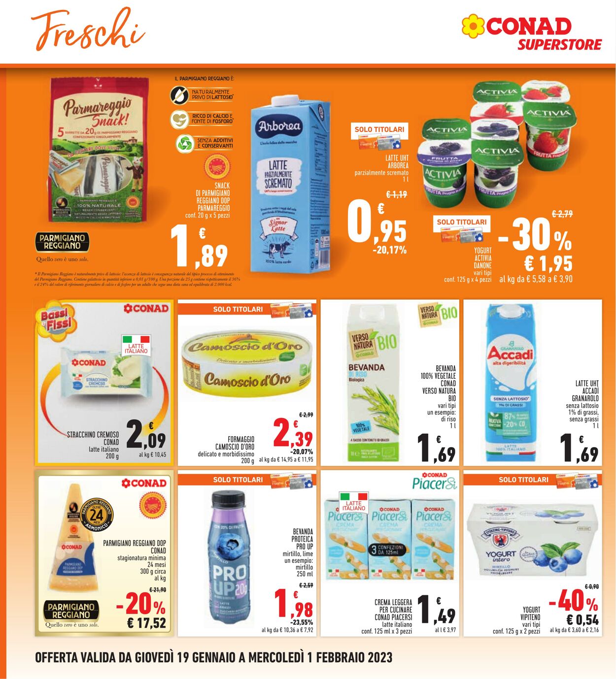 Volantino Conad 19.01.2023 - 01.02.2023