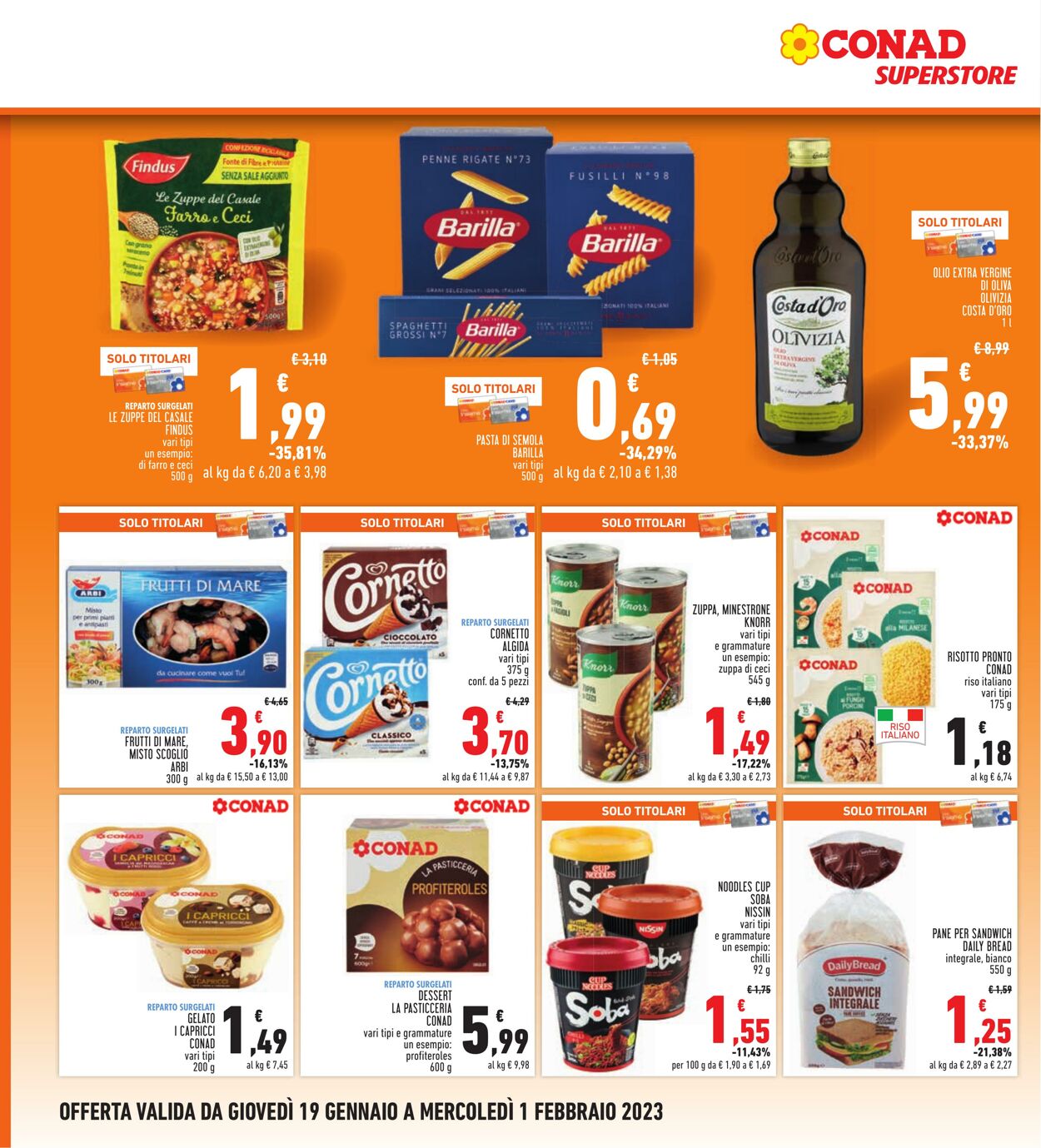 Volantino Conad 19.01.2023 - 01.02.2023